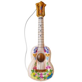 Aufblasbare Ukulele "Blüten-Print" 105 cm