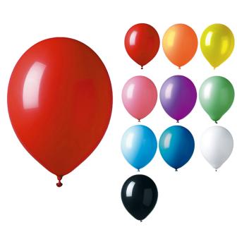 Einfarbige Luftballons 12er Pack