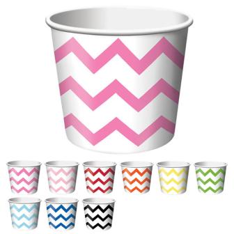 Eisbecher "Crazy Stripes" 6er Pack