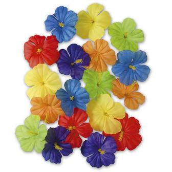 Streu-Deko "Hibiskusblüte" 18 tlg.