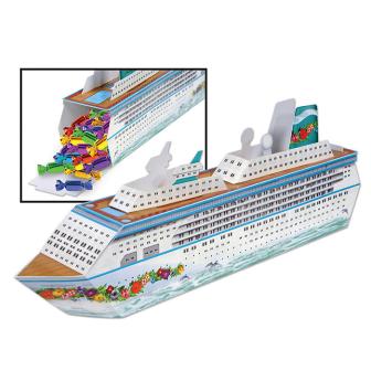 Tischdeko "Kreuzfahrtschiff" 34 x 11 cm 