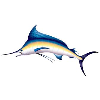Wanddeko Marlin 197 cm
