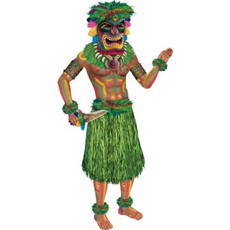 Wanddeko Tiki-Krieger 97 cm