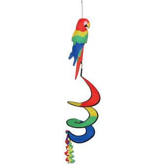 Windspiel mit Papagei 107 cm