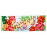 Banner "Sommerlicher Hibiskus" 220 x 74 cm