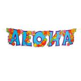 Buchstaben-Girlande "ALOHA" 80 cm