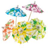 Cocktail-Schirmchen Hawaii 24er Pack