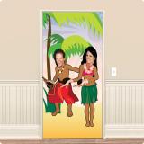 Fotowand-Folie Hula Girl & Beachboy 182 cm