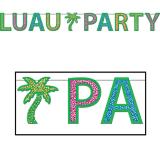 Glitzer Buchstaben-Girlande Luau Party 2,4 m 