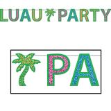 Glitzer Buchstaben-Girlande Luau Party 2,4 m 