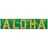 Metallic Aloha Banner 25 x 120 cm