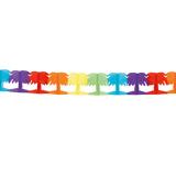 Papier-Girlande "Bunte Palmen" 4 m