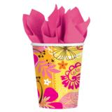 Pappbecher Aloha Pink 8er Pack