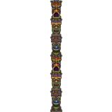 Wanddeko "Tiki-Totempfahl" 210 cm