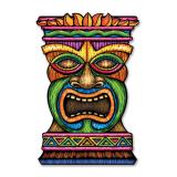 Wanddeko "Große Tiki Maske" 93 cm