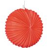 Einfarbige Runde Lampions 22 cm 10er Pack - rot