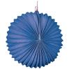 Einfarbige Runde Lampions 22 cm 10er Pack - blau
