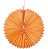 Einfarbige Runde Lampions 22 cm 10er Pack - orange