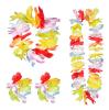Accessoire-Set "Hawaiianische Schönheit" 4-tlg.- Detailansicht