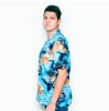 Hawaiihemd Aloha Island - Blau