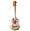 Aufblasbare Ukulele "Blüten-Print" 105 cm