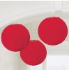 Einfarbige Lampions 3er Pack 24 cm - Rot