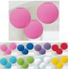 Einfarbige Lampions 3er Pack 24 cm