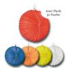 Einfarbige Runde Lampions 22 cm 10er Pack