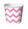 Eisbecher "Crazy Stripes" 6er Pack - pink
