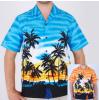 Hawaiihemd Giant Hawaiian Palms in blau oder orange