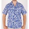 Hawaiihemd Waikiki Flower in blau