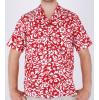 Hawaiihemd Waikiki Flower in rot
