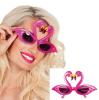 Partybrille "Verliebte Flamingos"